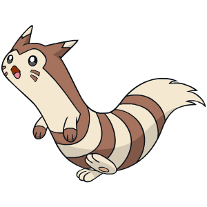 drawing of furret from pokemon global link